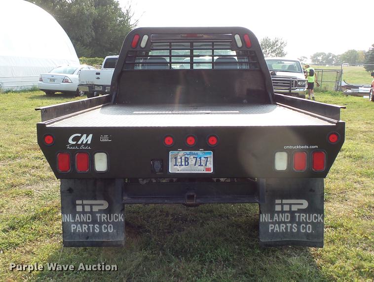 image for item FT9795 1995 Ford F350 Super Duty Crew Cab flatbed pickup truck