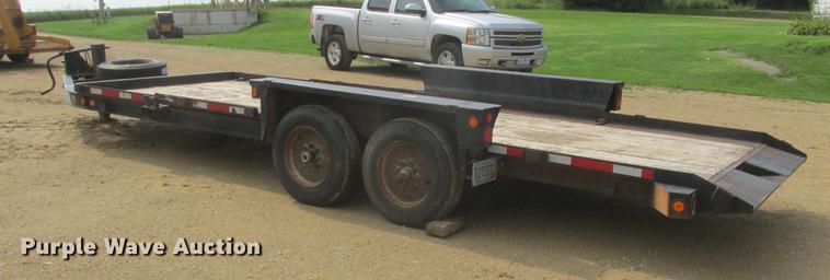 image for item DA8267 2014 Belshe tilt deck equipment trailer