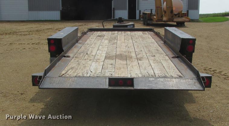 image for item DA8267 2014 Belshe tilt deck equipment trailer