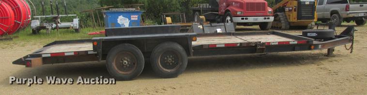 image for item DA8267 2014 Belshe tilt deck equipment trailer