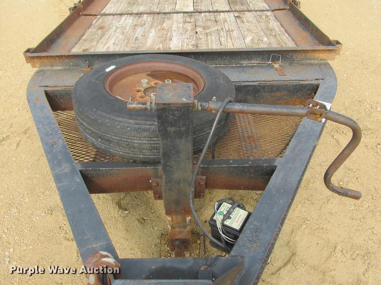 image for item DA8267 2014 Belshe tilt deck equipment trailer