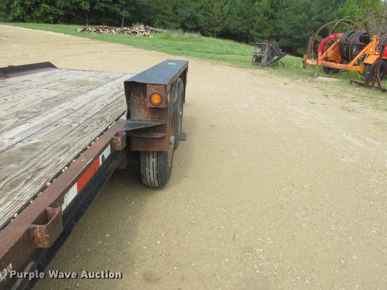 image for item DA8267 2014 Belshe tilt deck equipment trailer