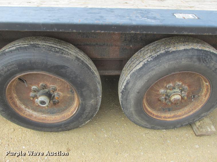 image for item DA8267 2014 Belshe tilt deck equipment trailer