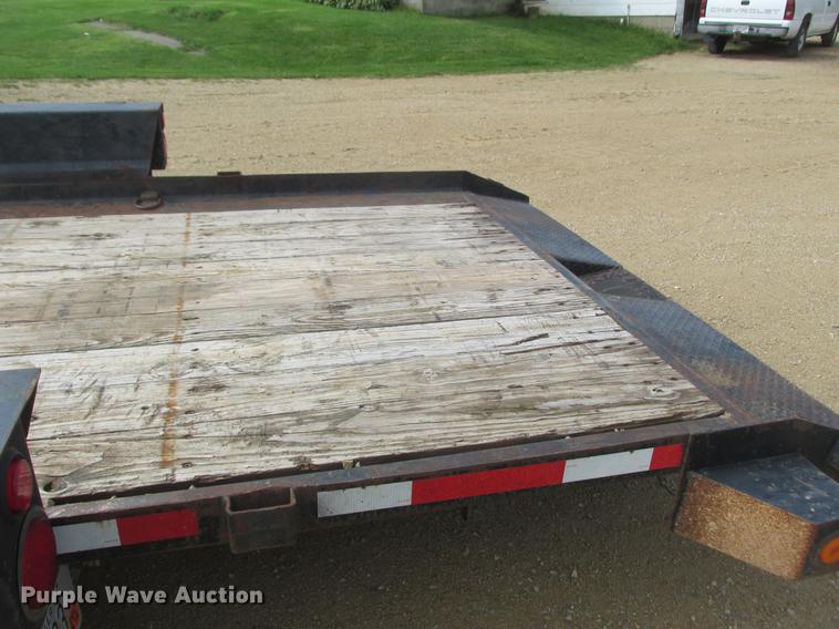 image for item DA8267 2014 Belshe tilt deck equipment trailer