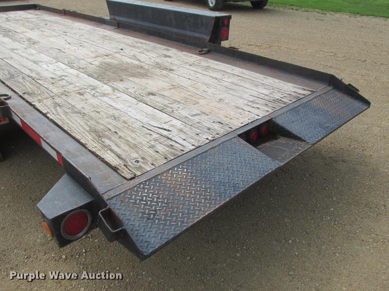 image for item DA8267 2014 Belshe tilt deck equipment trailer