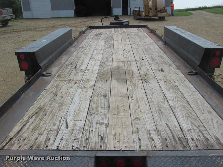 image for item DA8267 2014 Belshe tilt deck equipment trailer