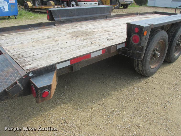 image for item DA8267 2014 Belshe tilt deck equipment trailer