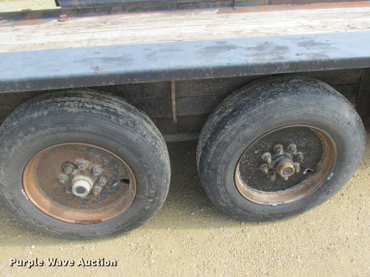 image for item DA8267 2014 Belshe tilt deck equipment trailer