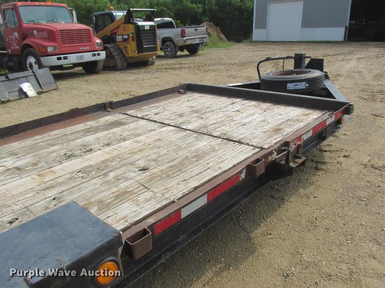 image for item DA8267 2014 Belshe tilt deck equipment trailer