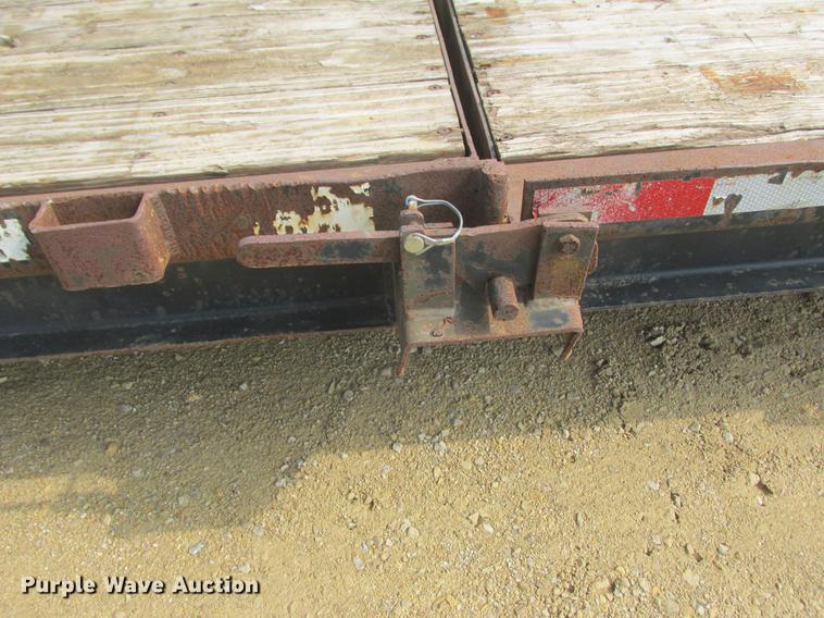 image for item DA8267 2014 Belshe tilt deck equipment trailer