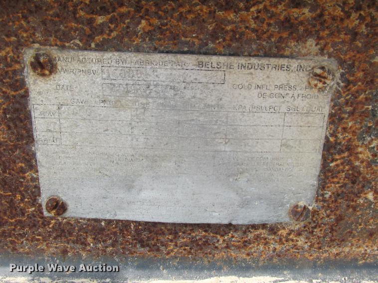 image for item DA8267 2014 Belshe tilt deck equipment trailer