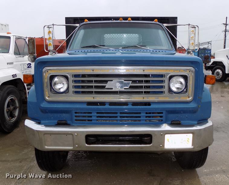 image for item DB8625 1977 Chevrolet C65 flatbed truck