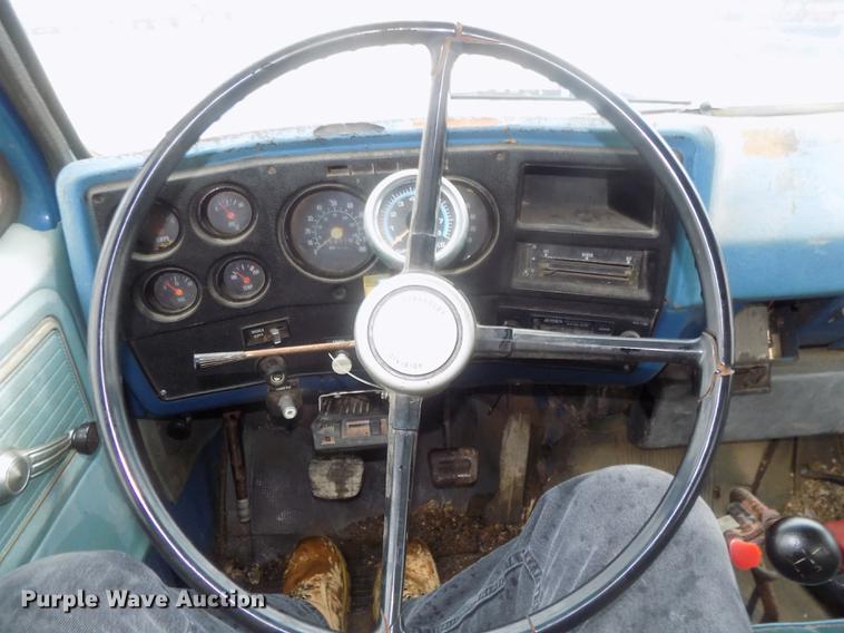 image for item DB8625 1977 Chevrolet C65 flatbed truck