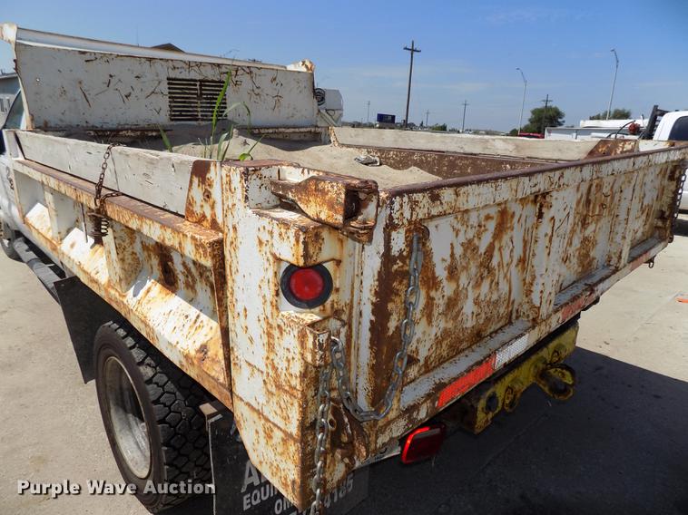 image for item DB8635 1999 Ford F450 Super Duty Crew Cab dump truck