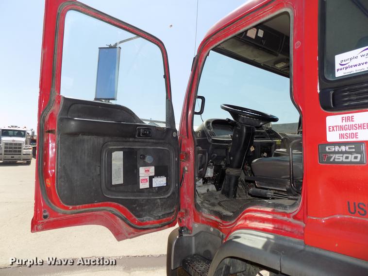 image for item DB8636 1997 GMC T7500 street sweeper