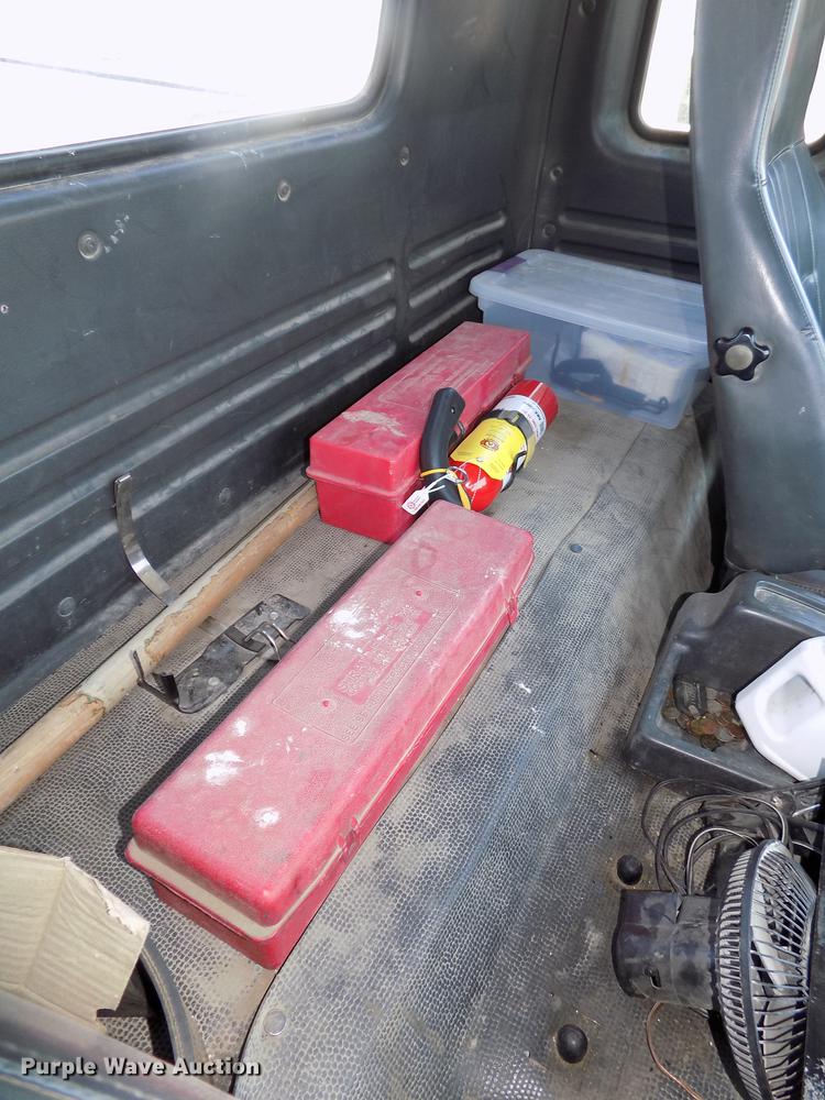 image for item DB8636 1997 GMC T7500 street sweeper