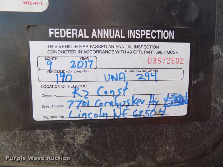 image for item DB8636 1997 GMC T7500 street sweeper