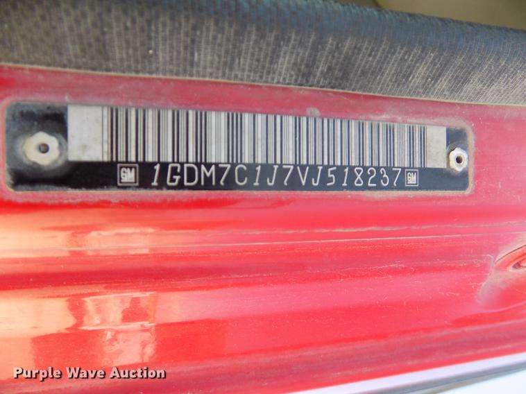 image for item DB8636 1997 GMC T7500 street sweeper