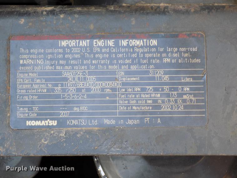 image for item DB8651 2003 Komatsu HM300-1 haul truck