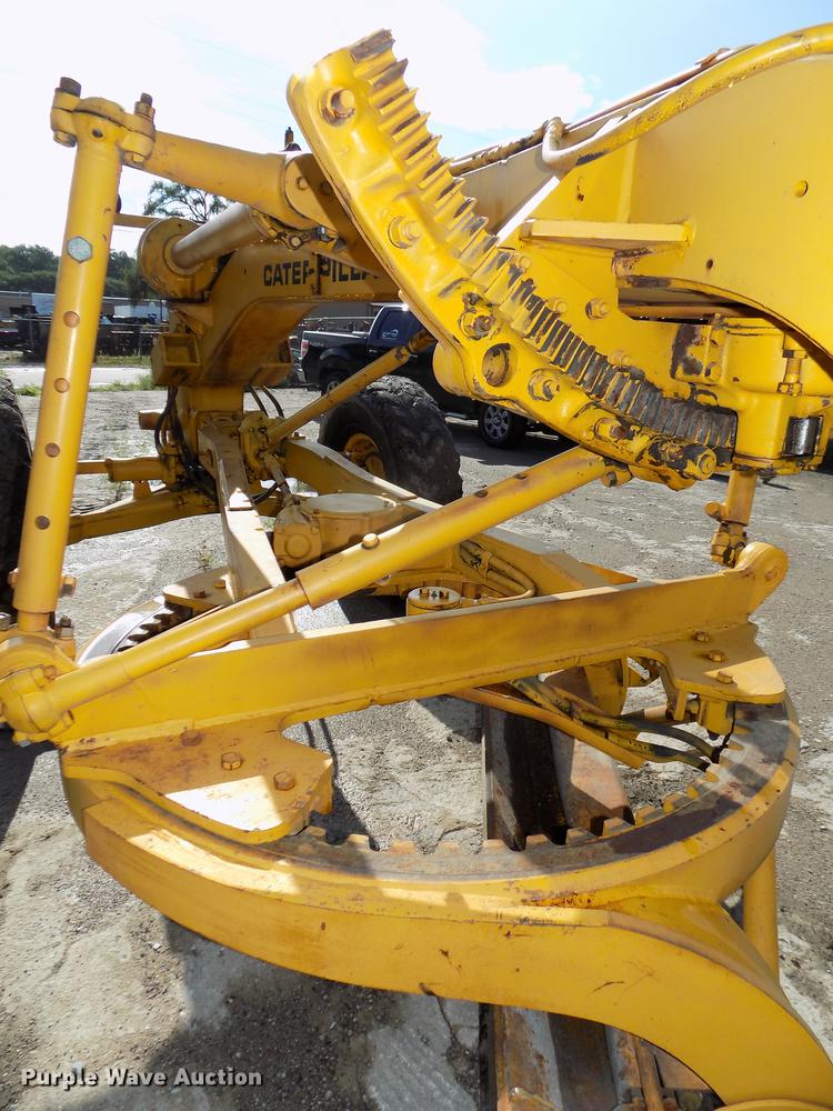 image for item DB8654 1969 Caterpillar 12F rigid frame motor grader