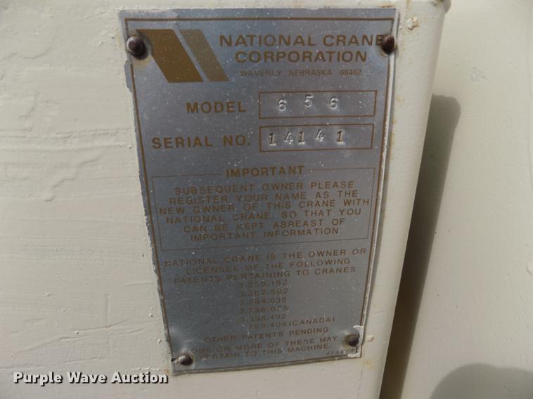 image for item DB9138 1978 Ford crane truck