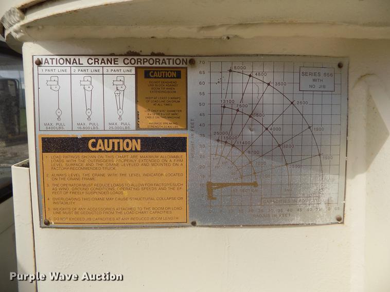 image for item DB9138 1978 Ford crane truck