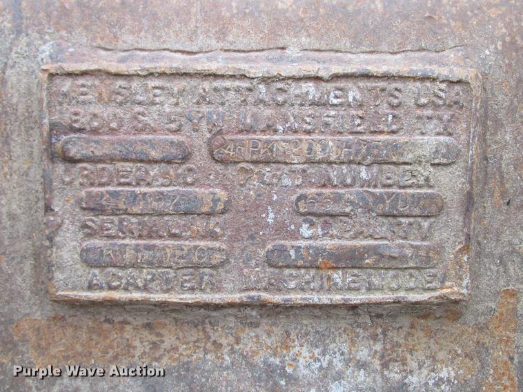 image for item DB9314 Hensley excavator bucket