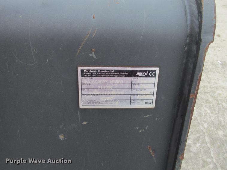 image for item DB9316 2016 Komatsu excavator bucket