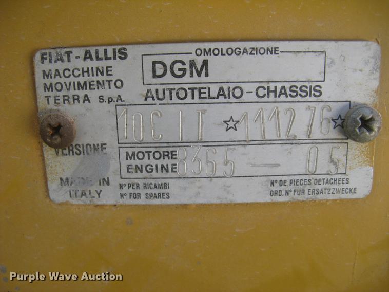 image for item DC1293 1980 Fiat-Allis 10C dozer