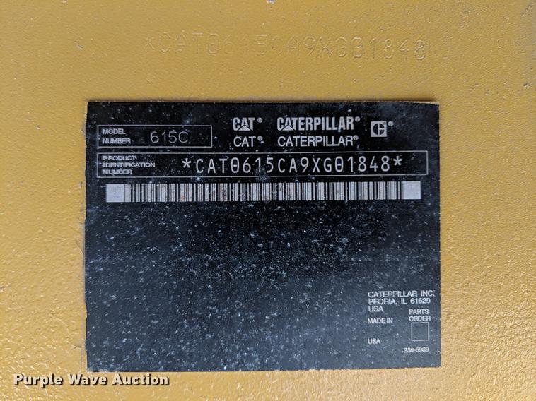 image for item DD5298 2005 Caterpillar 615C elevating scraper