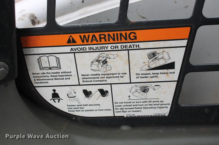 image for item DD5311 2014 Bobcat T870 skid steer
