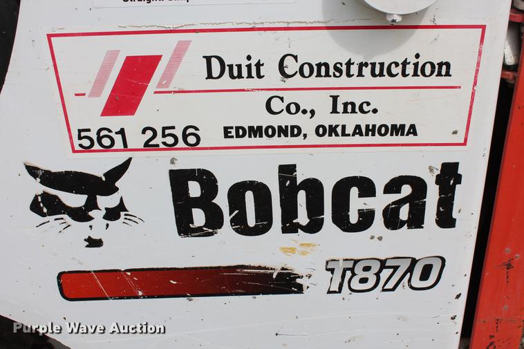 image for item DD5311 2014 Bobcat T870 skid steer