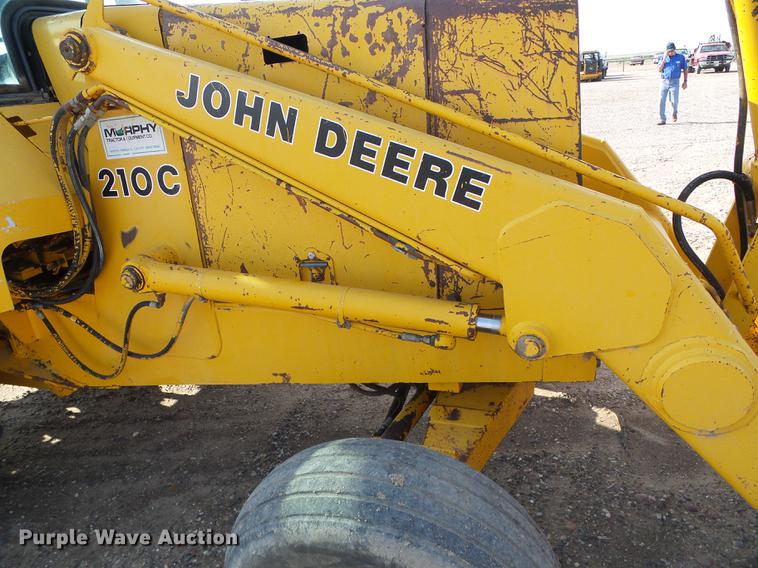 image for item DD5842 1988 John Deere 210C backhoe