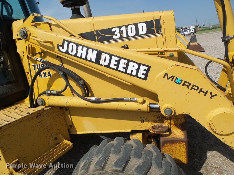 image for item DD5843 1996 John Deere 310D backhoe