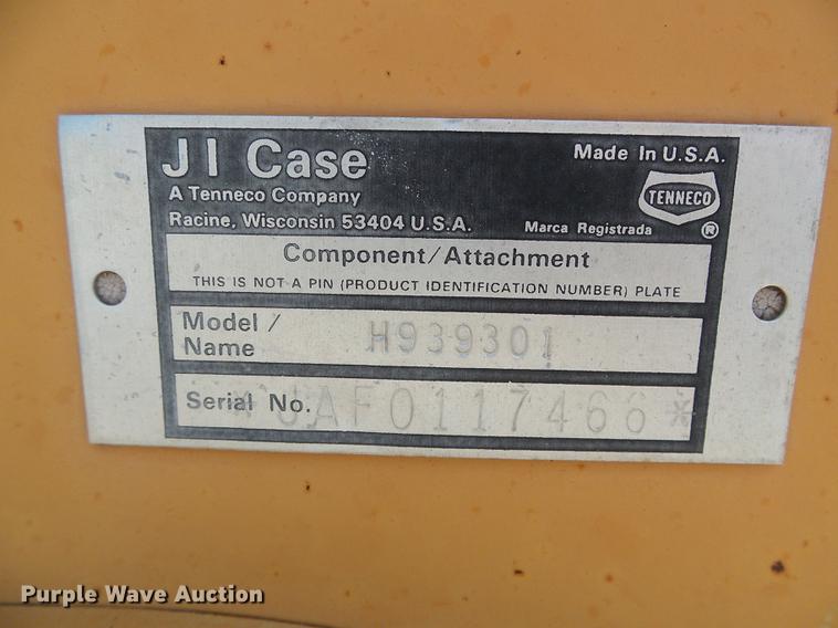 image for item DD5850 Case H939301 trencher