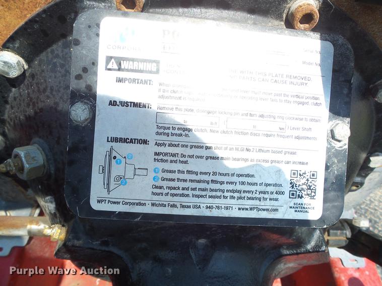 image for item DD5856 2015 Maxey C720-HD slurry pump trailer