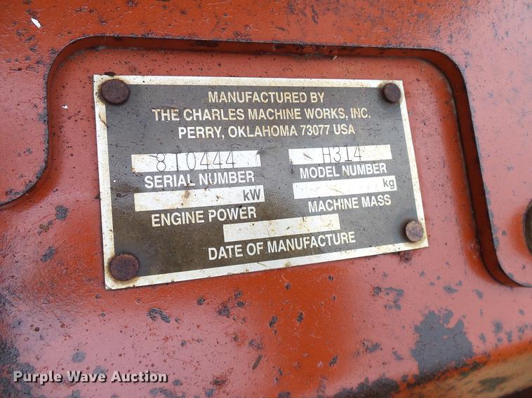 image for item DD5922 2000 Ditch Witch 3700DD trencher