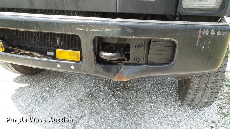 image for item DD7333 2008 Ford F550 Super Duty XL utility bed truck with crane