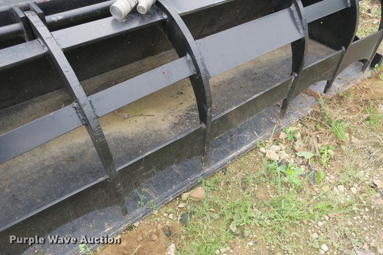 image for item DE3803 Shop built skid steer grapple bucket