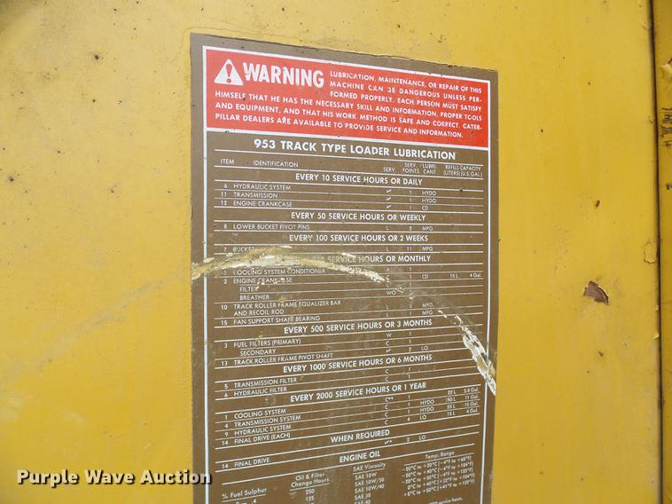 image for item DE5170 1984 Caterpillar 953 LGP track loader