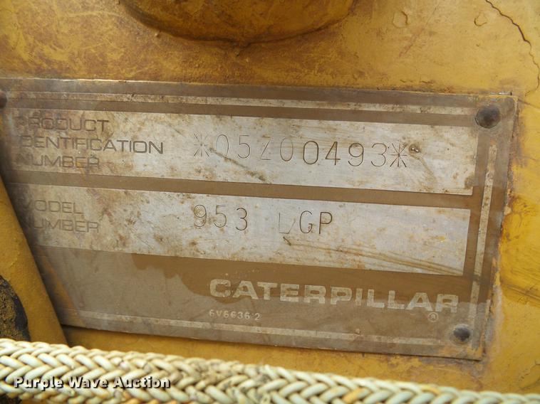 image for item DE5170 1984 Caterpillar 953 LGP track loader