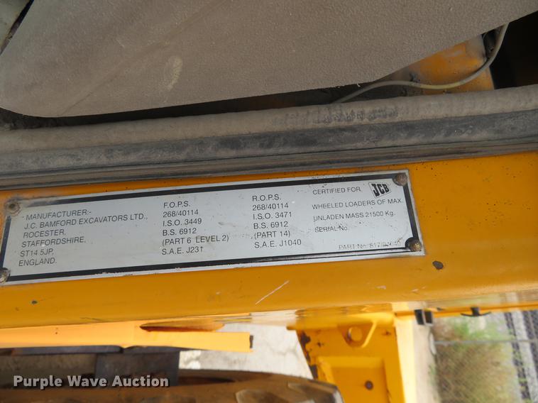 image for item DE6381 1997 JCB 416B wheel loader