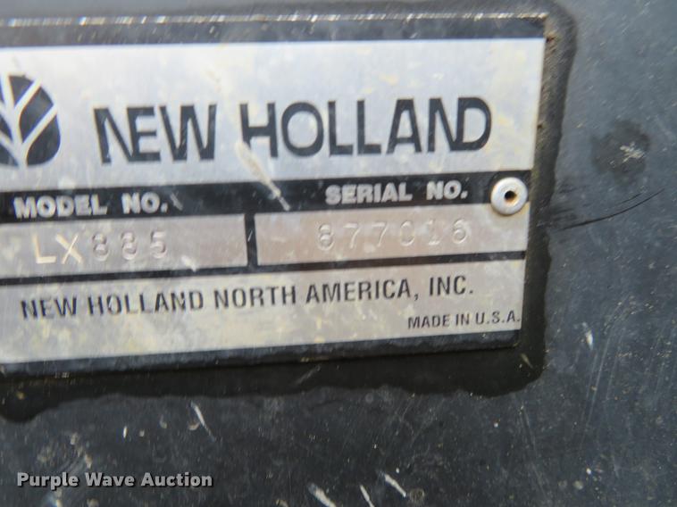 image for item DE6385 1995 New Holland LX885 skid steer