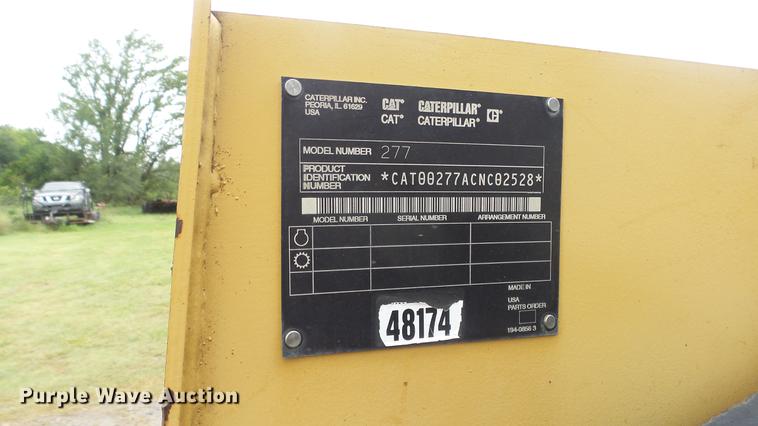 image for item DF4325 2003 Caterpillar 277 skid steer