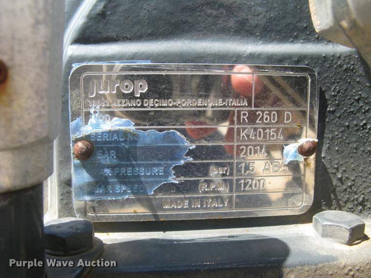 image for item DQ9749 Jurop R260D vacuum pump