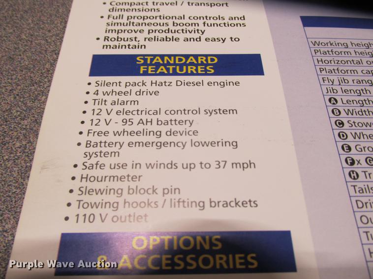 image for item DX9450 2005 Haulotte HB68J boom lift