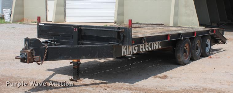 image for item DZ9993 Shop built equipment trailer