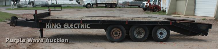 image for item DZ9993 Shop built equipment trailer