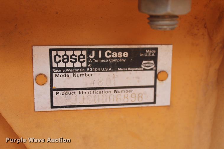 image for item DZ9999 1994 Case 480F loader tractor
