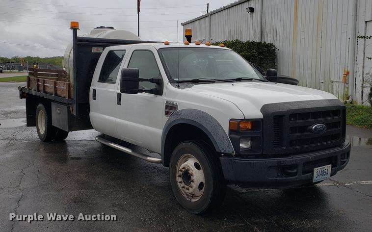 image for item EF9819 2008 Ford F450 Super Duty flatbed truck